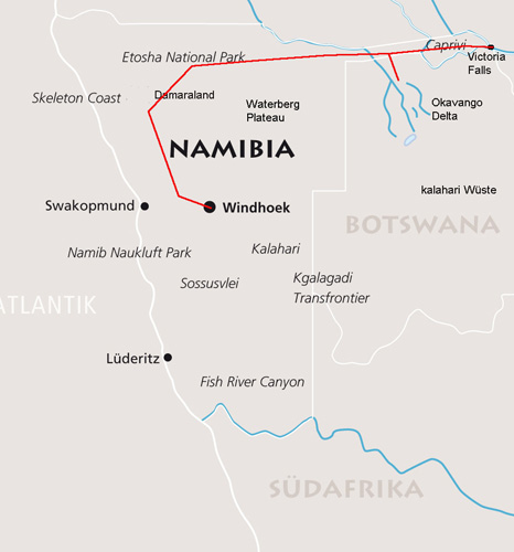 MAP-NA-Gegensätze der Wüste